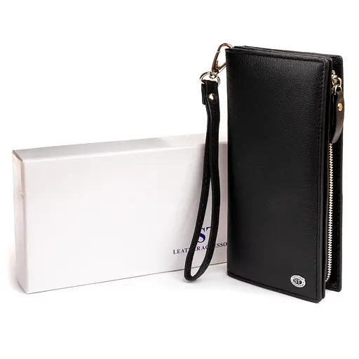Кожаный женский кошелек ST Leather 19х9.5х2.5 см acs0016006 - фото 7