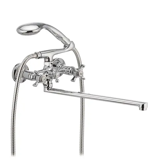 Змішувач для ванни Cron Zeus 143 CR0078 Хром - фото 1