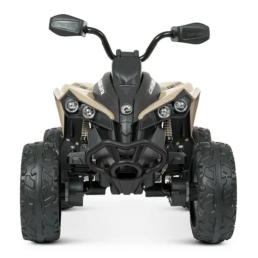 Електромобіль дитячий Bambi Квадроцикл M 5001EBLR-13 з пультом управління звуком і світлом Бежевий - фото 4