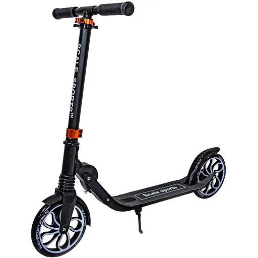 Самокат Scale Sports 88х38х86-96 см Чорний 000231593