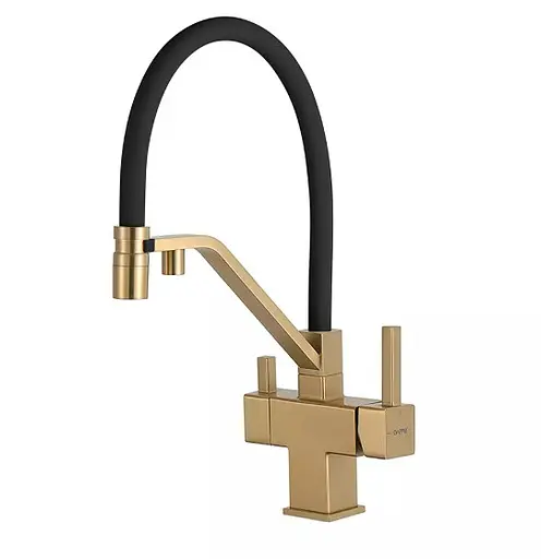 Змішувач для кухні Gappo з виходом для питної води, з гнучким виливом G4395-63 - фото 1