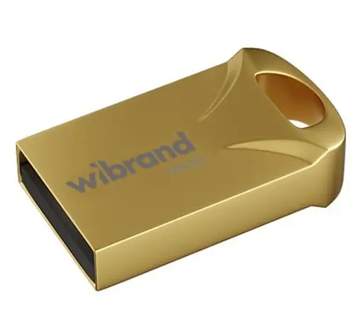 Flash Wibrand USB 2.0 Hawk 16Gb Gold - фото 1