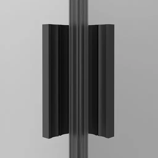 Душевая кабина Am.Pm Gem Square Slide 90x90 см без поддона black W90UG-403-090BT, прозрачная, черная - фото 5