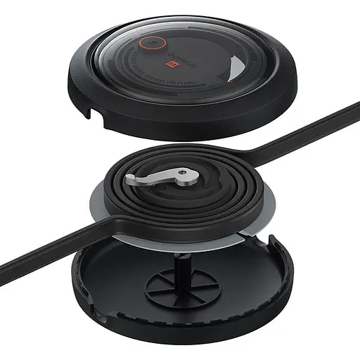 Дата кабель Baseus Free2Draw Retractable Crystal Fast Charging 3in1 100W (1.1m) (P10368700111-03) Cluster Black - фото 3