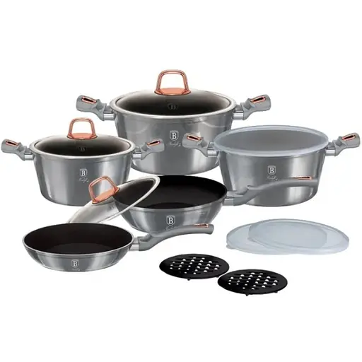 Набор посуды из 13 пр. Berlinger Haus Moonlight Collection (BH-7033)