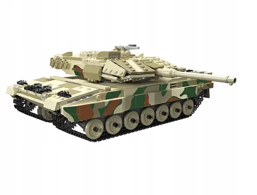 Конструктор танк   на радіокеруванні Mould King танк ЛЕОПАРД  LEOPARD  2 Tank  для дорослих та дітей військова техніка  1091 деталь - фото 3