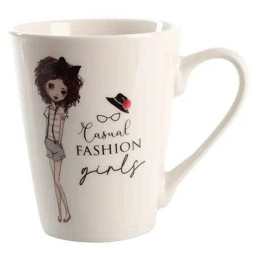 Чашка Limited Edition Fashion Girl B 300 мл біла (B02-T3977B)