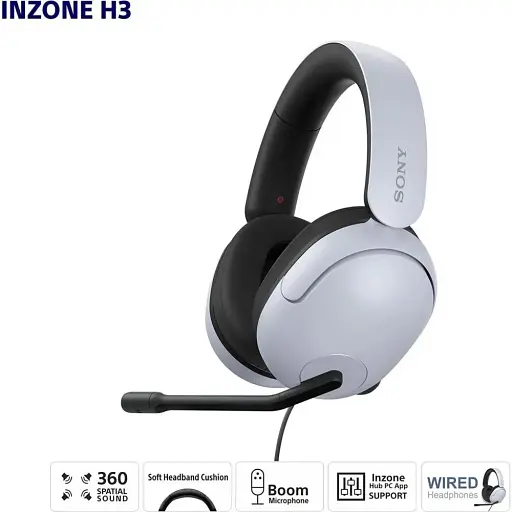 Навушники з мікрофоном Sony Inzone H3 White (MDRG300W.CE7) - фото 10