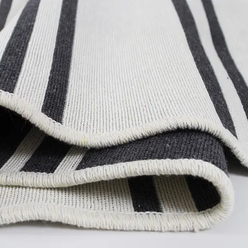 Ковер двухсторонний 80 х 150 см Lotus Home - Infinity Stripe антрацит (svt-2000022352123) - фото 3