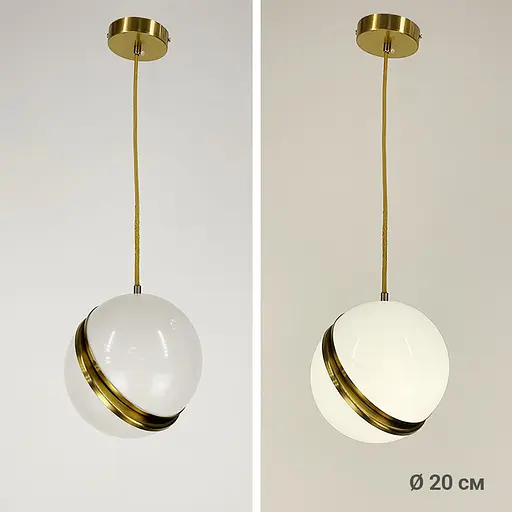 Подвесной светильник-полусфера Ø 15 см | Line F | Арт. MD7079-150 - фото 12