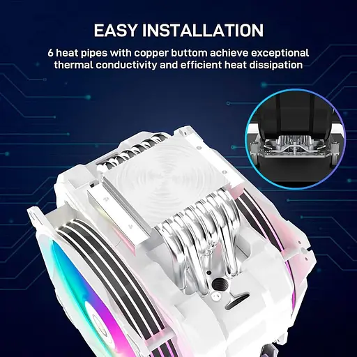 Кулер для процессора alseye M120D-W-Plus II (AS.01.01.0043) - фото 14