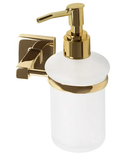 Дозатор для рідкого мила Rea 322197A gold REA-77067, Золотий - фото 3