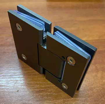 Дверь в нишу Koer SR SD04-120x200-TR-07 прозрачное стекло Easy Clean 10 мм, graphite KR5388, универсальная, прозрачная, графит - фото 2