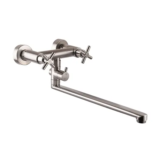 Змішувач для ванни Globus Lux Dukat SD4-108 Нержавіюча сталь - фото 1