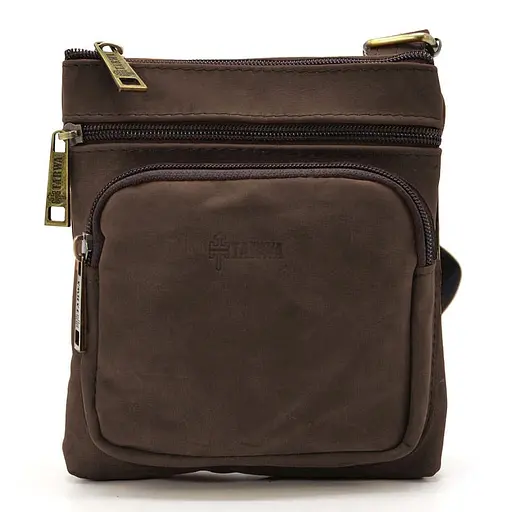 Сумка чоловіча через плече шкіряна TARWA 19х17х5 см sum0028335 - фото 2