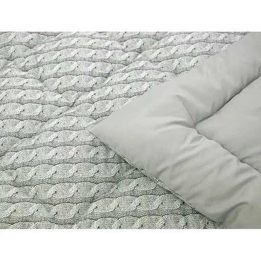 Набір ковдра та подушка силіконовий Grey Braid сірий (924.52_Grey Braid) - фото 4