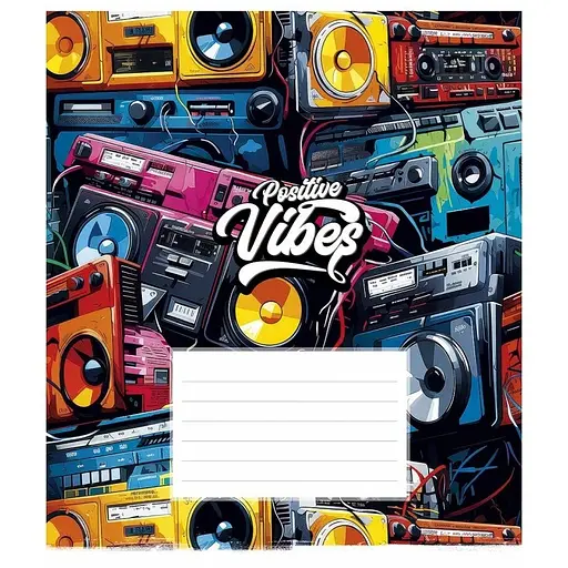 Зошит учнівський "Cool boys club" 024-3334L-3 в лінію, 24 аркуша