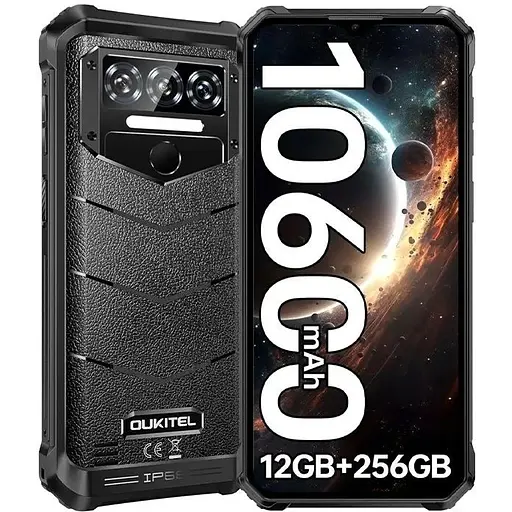 Смартфон Oulitel WP38 6/256GB Black