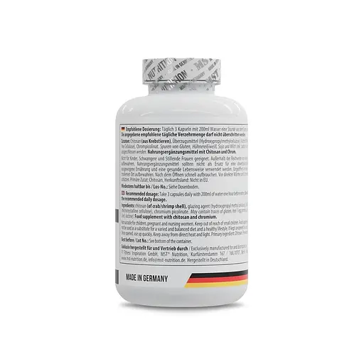 Хитозан и хром MST Chitosan with Chrom, 240 капсул - фото 3