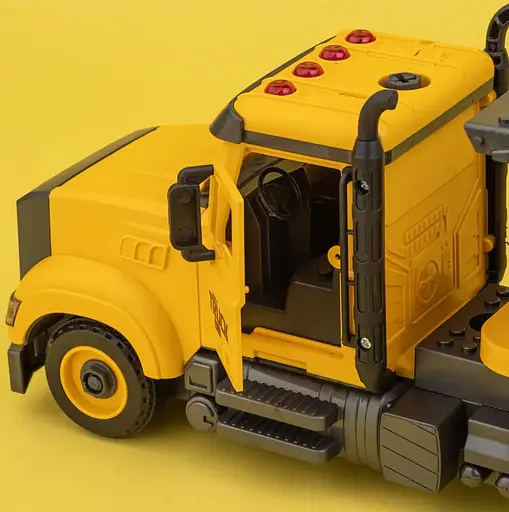 Машинка-конструктор Otamanko Автоконструктор Вантажівка тягач із легковими авто - фото 6