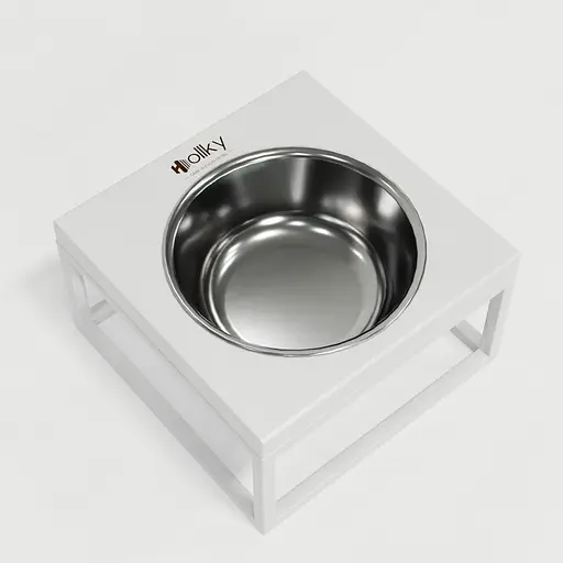 Hollky Base Solo M — миска на підставці для котів і середніх собак (1 × 0,8 л) - фото 5