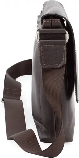 Чоловіча шкіряна сумка GRANDE PELLE 22х22х5,5 см sum0022206 - фото 2