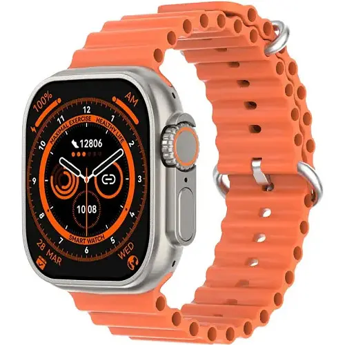 Смарт-годинник SmartX8 Ultra з функцією дзвінка помаранчевий (SWS8UO) - фото 1