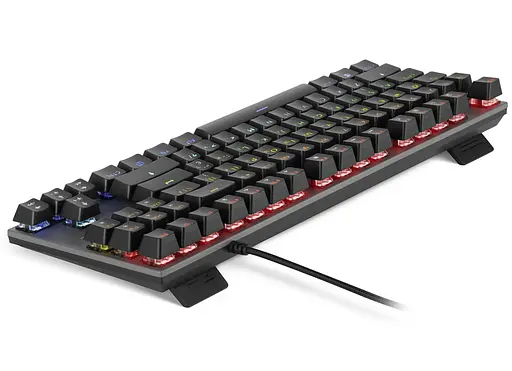 Клавиатура игровая механическая REAL-EL M5 USB RGB Black - фото 5