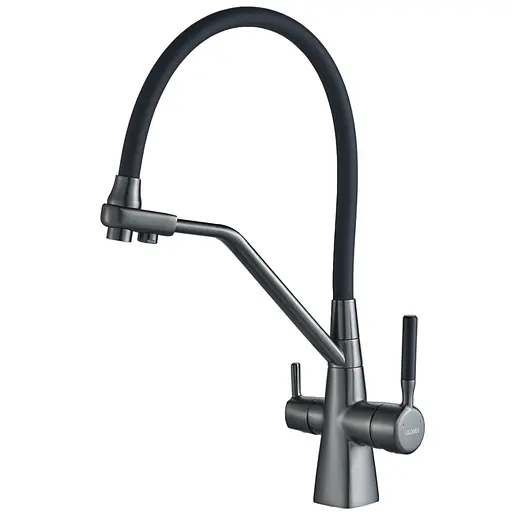 Змішувач для кухні під осмос Globus Lux GLLR-0700-L-11-01 000024668 Графит - фото 7