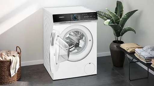 Стиральная машина фронтальная Siemens 10 кг 1600 A+++ 60 см дисплей Home Connect I-Dos белый - фото 8