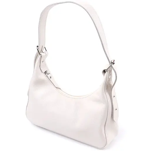 Сумка багет Shvigel с регулируемым ремнем из натуральной кожи 26х13х6.5 см sum0027028 - фото 1