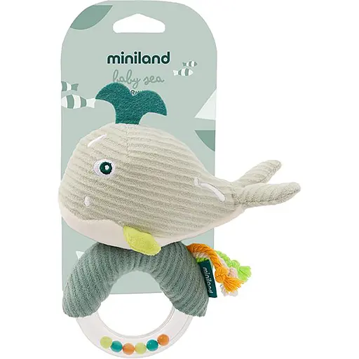 Текстильная погремушка Miniland Baby Sea (97362)