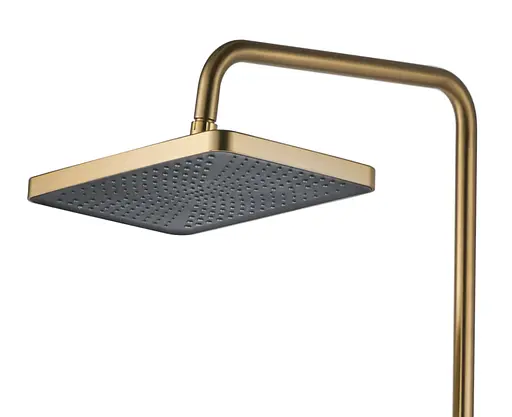Душова система Rea Helix brushed gold з виливом REA-P6621, Золотий - фото 8