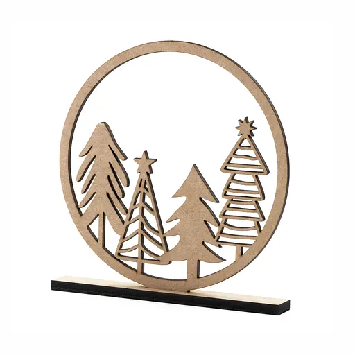 Заготовка на подставке Rosa Talent Елки 15х2x15.5 см ХДФ - фото 2
