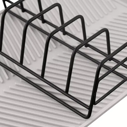 Сушарка для посуду Ardesto Minimalism з підставкою 39 х 25 х 8 см сіра (ARHK4102DR) - фото 4