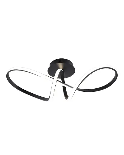 Люстра Goldlux 331830 Flavia LED 1x33W 4000K 5000Lm IP20 черная - фото 1