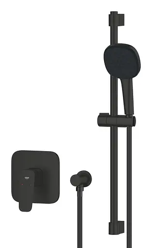 Душова система прихованого монтажу Grohe Cubeo з Tempesta 110 1053352430, Чорний матовий - фото 3