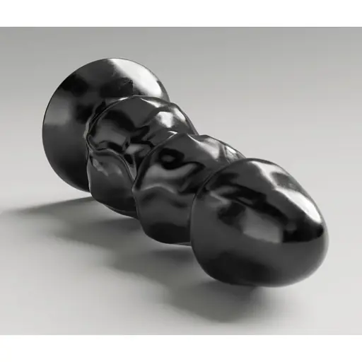 Анальна пробка All Black Steroid ABS22 Shuttlecock 24 см (чорний) - фото 7