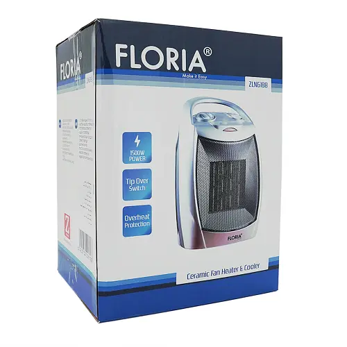 Тепловентилятор Floria ZLN6188, 1500Вт, Box - фото 2