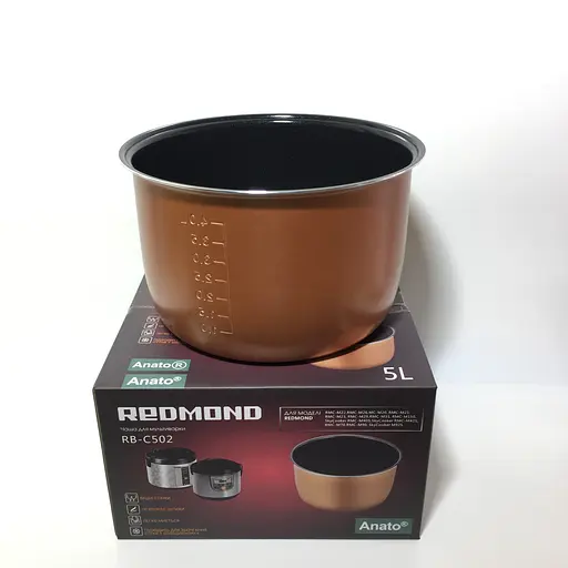 Чаша без ручок на мультиварку REDMOND RMC-M90, RMC-М92S, RMC-M95 до 2021 р. виробництва, RB-C502 - фото 8