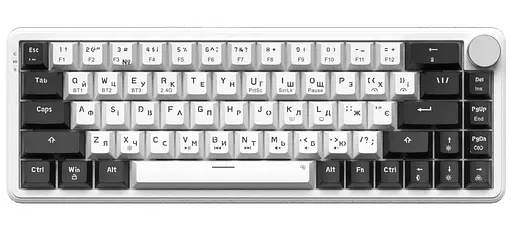 Клавіатура GamePro Asgard Valhalla 65% Compact QLAB Orange Switches (MK210W Pro) - фото 1