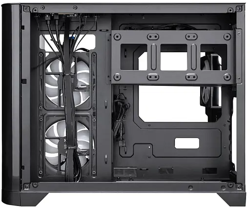 Корпус 1stPlayer UV6-BK-2FC7R-1FC7 Black без БП (UV6-BK-2FC7R-1FC7) - фото 5