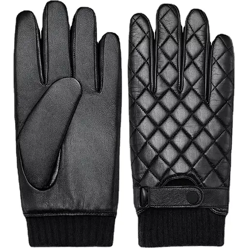 Перчатки кожаные мужские Qimian Sheepskin Gloves size S Black [62913]
