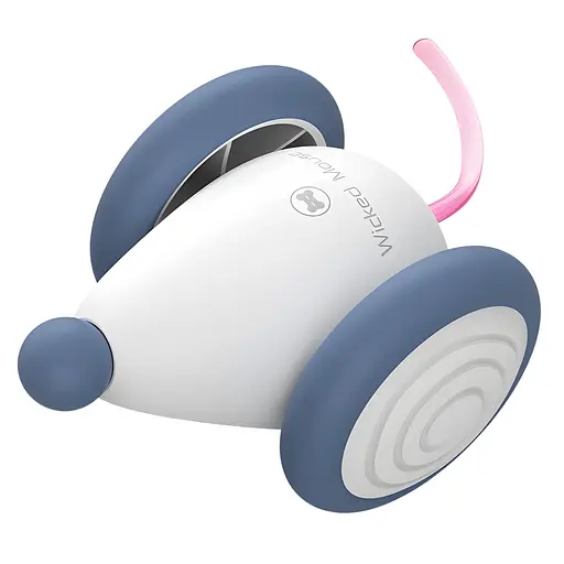 Інтерактивна іграшка для котів Cheerble Wicked Mouse C0821 (Біло-синій)
