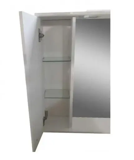 Дзеркало ПіК Сімпл з шафкою та LED підсвіткою 50 см ліве 30412 - фото 4
