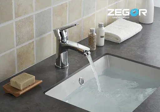 Змішувач для умивальника Troya PUD1-A045 одноважільний 30412 - фото 4