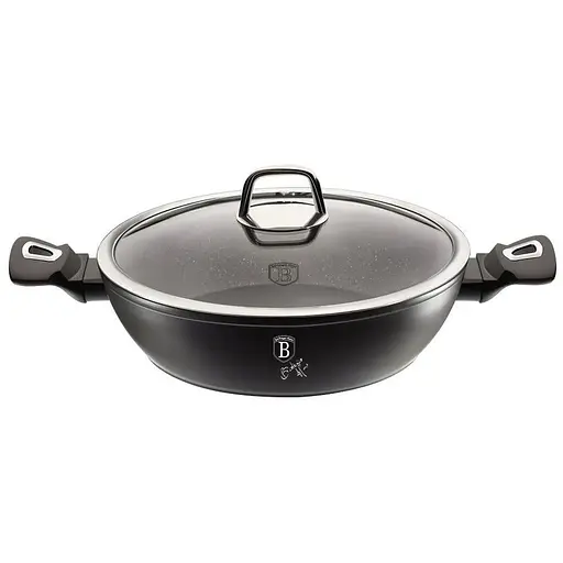 Стійник Berlinger Haus Black Silver 28см з кришкою (BH-1850)