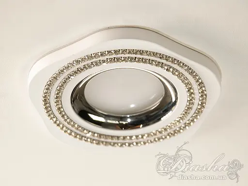 Екстравагантний, гармонійний, заворожуючий точковий світильник, білог - фото 2