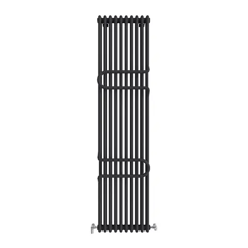 Радіатор з полицями Ideale Zeta 12 10/1800/460 чорний, Чорний - фото 1