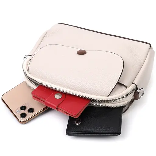 Кожаная сумка женская Vintage 20х14х7.5 см sum0024655 - фото 6